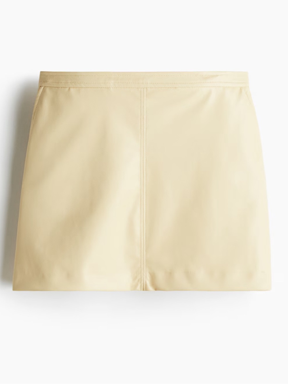H&M - WOMENS - LIGHT YELLOW - SKIRT